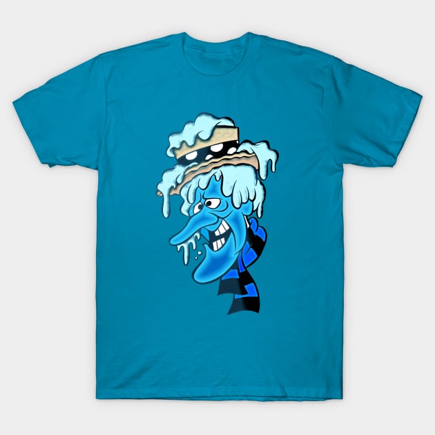 Heat Miser Blue T-Shirt by secukupnya